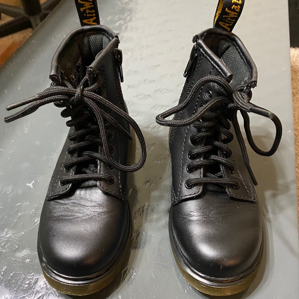 Kids size US 11 Dr.Martens with side zipper
